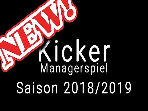 Kicker Managerspiel Saison 2018/2019 Aufstellung Interaktiv