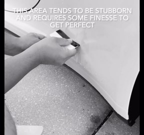 Stone Guard Self-Healing Paint Protection Film for Porsche 911 (99-04 911 Carrera 4S (996), Matte Black - 3M Self Healing PWF)