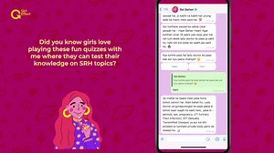 Our chatbot in India, Bol Behen, meaning “Speak Sister,” is a virtual big sister that creates a safe space for girls to ask questions they might not feel comfortable asking elsewhere. 🎥 Watch the video to learn more! #TheGirlEffect #India #ChhaaJaa #BolBehen #chatbot #SRHR | Girl Effect