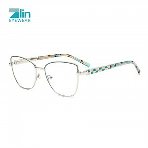 [Hot Item] Handmade Italian Metal Glasses Frame Lentes Trends Optical Glasses Thick Frame Full Eyeglasses Frames