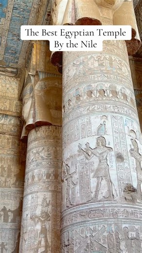 The temple of Hathor #egypt #pharaoh #ancienthistory #egyptian #nile #bucketlist #roadtrip #temple