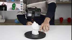 SUNWOW POP 3D Scanner, 0.3mm 8Fps 3D Printer Scanner with Tripod, Handheld and Fixed Scanning Modes for Human Face Body and Color Texture Scanning, Support Android, Windows, iOS and Mac OS, A1