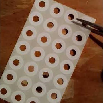 Easy DIY French Manicure using hole reinforcements