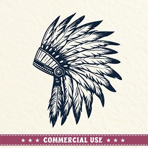 Native American Chief Svg Png, Native American Svg, Indian Head Svg, American Indian Png, Indian Chief Clipart, Commercial Use - Etsy