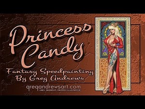 Greg Andrews Art Princess Candy