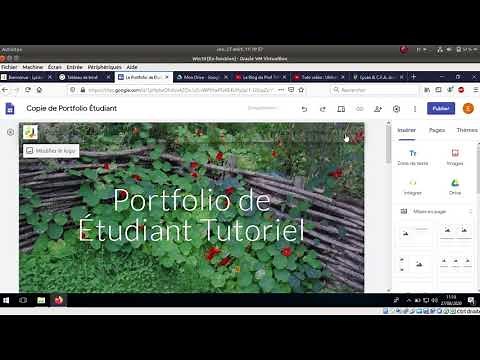 Tuto vidéo : Créer un site avec Google sites