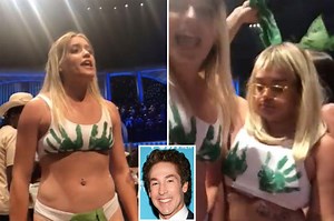 Wild video shows abortion activists stripping to underwear during Joel Osteen church service
