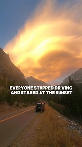 Lingering dusk ignites the sky in the Northern Rocky Mountains. Lasting only for a few moments, then fading into night. The sunset was so spectacular, drivers immediately pulled over and exited their cars, staring up at the majestic sky. Not a single sound was heard except for the wind. A once in a lifetime sunset, a painting never to be replicated. #outdoors #nature #travel #sunset | Michael Hodges, Author