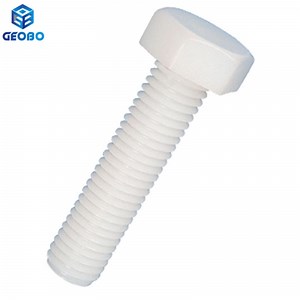 [Hot Item] PA66 Pure White Nylon Hex Bolt for Industrial Use