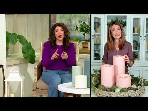 Luminara Oversized Outdoor Flameless Candle w Remote on QVC