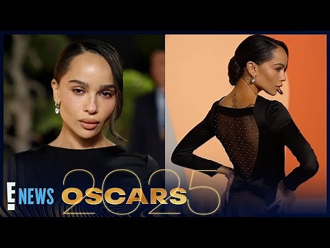Zoe Kravitz Bares Butt Cheeks in NSFW Dress at Vanity Fair Party | Oscars 2025 | E! News