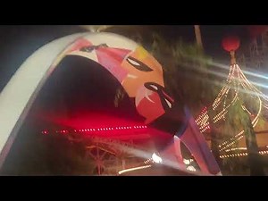 Incredicoaster: Night Plaza & Queue Walkthrough POV Roller Coaster, Disney California Adventure 2023