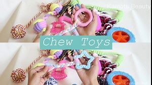 Pet Supplies : Kamots Beauty Dog Toys 18 Pack for Middle Dogs with Dog Toothbrush Chew Toys and Rope Toys, Dog Squeak Toys for Small Dogs and Puppys : Amazon.com