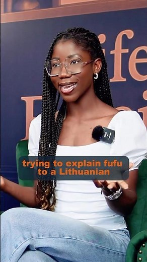 Trying to explain fufu to a Lithuanian 😂 #shorts