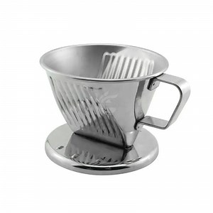 [Hot Item] Hand Drip Coffee Maker Stainless Steel Coffee Dripper Durable Pour Over Coffee Filter