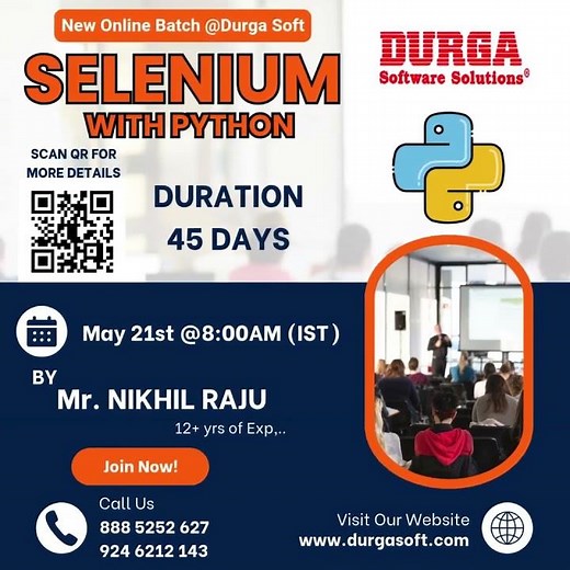 🚀 New Online Batch - Selenium with Python