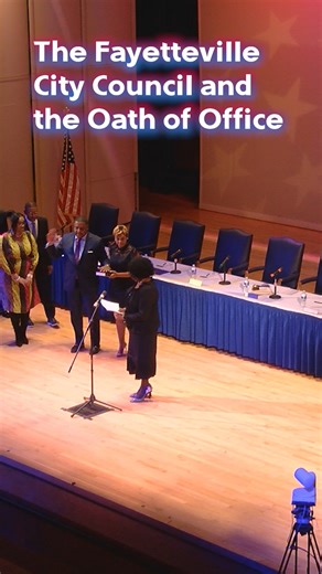 Fayetteville Mayor Mitch Colvin and the City Council taking their Oaths of Office during their Inauguration Ceremony 🖐👏 | City of Fayetteville, NC Government
