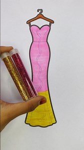 Barbie girl Princess dress 💞#youtubeshorts #princess #dress #glitter #ytshorts #kidsart