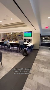 Inside the exclusive United Polaris Lounge at Washington Dulles