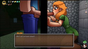 HornyCraft Minecraft Parody Hentai game PornPlay Ep.36 creeper girl is having a huge shaking orgasm as I creampie her