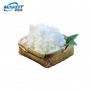 [Hot Item] Makeit Virgin Solid Polyester Staple Fibre for Non-Woven Fabric 6dx64mm Chemical Fiber