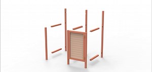 Garden Potting Bench Table, Wood Outdoor Workstation with Storage Cabinet and Planting Sink