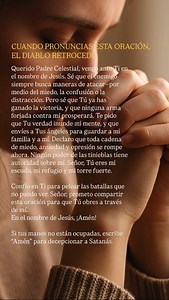 7.8K views · 10K reactions | Cuando Dios es tu Escudo Ningún arma forjada contra ti prosperará, porque el Señor pelea tus batallas invisibles. ️✨ ❤️ Sigue esta página para más oraciones de protección.  Comparte este mensaje para que otros declaren victoria en Cristo.  Dale like si confías en que Dios ya ganó la batalla por ti. | Marcello Garcia | Facebook