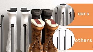 SINKHANUN Boot Rack Shoe Organizer - Tall and Rain Boot Holder, Stainless Steel Entryway Closet Floor Organizer