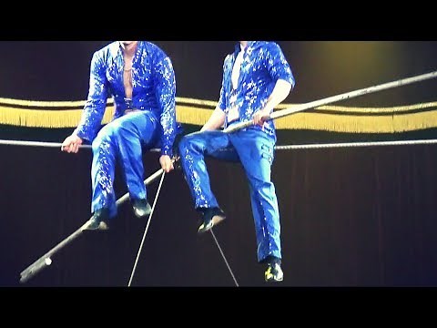 Circus. Performance. 6 tightrope walkers. Super!!! Amazing!!!