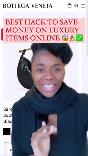 SAVE MONEY ON LUXURY PRODUCTS WITH THIS HACK 😱✅💰 #savemoney #lifehacks #money #luxury #bottegaveneta #teens #moneysavingtips #Amazon #uk #ireland #sneakers #bag #designer #viralreels | Sarah Adekola Millennialwealthsarah