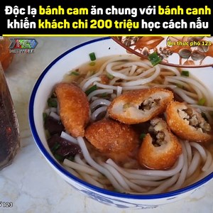 Lần đầu mới biết ăn bánh canh chung với bánh cam được luôn Nguồn: Ẩm thực phố 123 Bản quyền được bảo vệ và quản lý bởi @MCV Network #MCVNetwork #MCVGroup #MCVMedia #netbiz #SpeedCouple #Viber #MCNYoutube #NWT #ATP123 | MCV Network