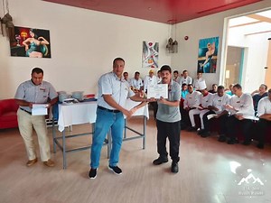 3.8K views · 196 reactions | Our monthly Staff Party Gathering with our team members to wish them a happy birthday & thanks them for their hard work & wish more success to our employees who were chosen as Employee of The Month. #Congratulations to the employees of the month and all staff who celebrated their #birthday last month also We announced the promotions for the employees and congratulated them for their hard work . | Three Corners Sea Beach Resort | Facebook