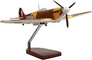Supermarine Spitfire Large Mahogany Sculpture