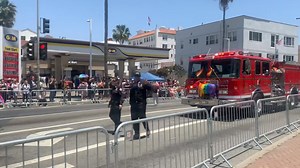 131K views · 5.2K reactions | Today, #YourLBFD proudly supported our community at the Long Beach Pride Parade. | Long Beach Fire Department | Facebook
