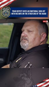 Triad Deputy Gives an Emotional Sign-Off With His Wife On The Other End Of The Radio #k9 #honor #farewell #dog #doglover | K8 Hardy