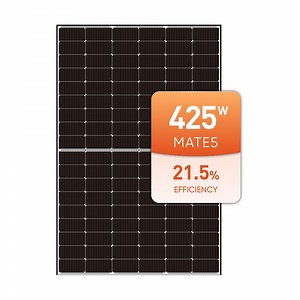 [Hot Item] Mate PV Module Half Cell All Black Mono Crystalline Solar Panels 425W With Frame For Sale