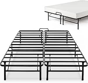 ZINUS 14 Inch SmartBase Select with Mattress Stopper, Mattress Foundation, Platform Bed Frame, Box Spring Replacement, Full, Black