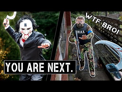 REAL-LIFE JIGSAW SCARES AIRSOFT PLAYERS!!