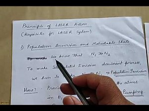 LS14 -Principle of LASER action