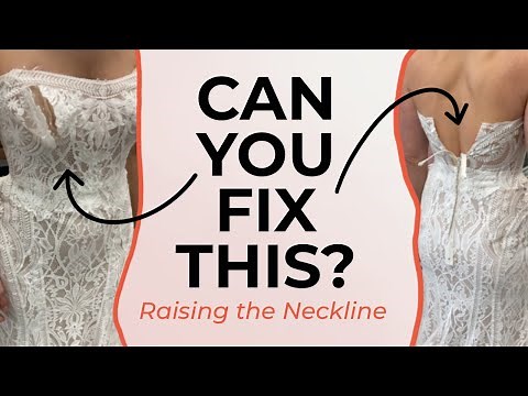 Total Reconstruction on a Strapless Wedding Dress