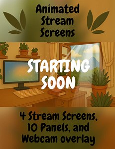 Cozy Plant Stream Overlay Bundle - Etsy Canada