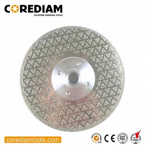 [Hot Item] Continuous Rim Electroplated Diamond Blade with Starred Type/Stone Cutting Saw Blade