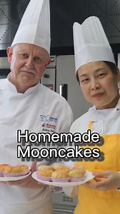 14 reactions | I made these homemade mooncakes with my colleague! 葉✨ One's filled with sweet red bean, and the other has a savory meat twist. Perfect blend of tradition and creativity for the Mid-Autumn Festival!  Which one would you try? #Mooncakes #MidAutumn #SweetAndSavory #Foodie #ChefLife | Excellent Sky Chef | Facebook