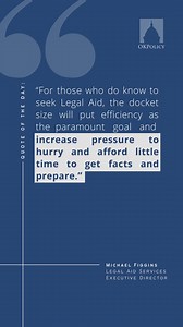 #QOTD from Michael Figgins, Legal Aid Services of Oklahoma, Inc....