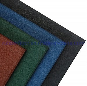 [Hot Item] Walkway Park Yard Garden Anti-Slip Safety Rubber Mat Rubber Tile Rubber Flooring, Outdoor Playground Rubber Flooring, Impact Rubber Flooring, Impact Tiles