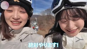 前髪を諦めた小島凪紗と前髪が命の村井優(結局爆風により両者撃沈ww)