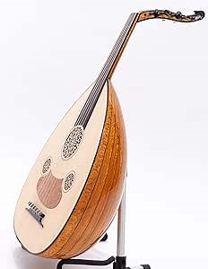 Amazon.com: Professional Turkish Oud Ud Flame Plane Wood String Music Instrument - With Soft case & Kurschner Strings Installed : Musical Instruments