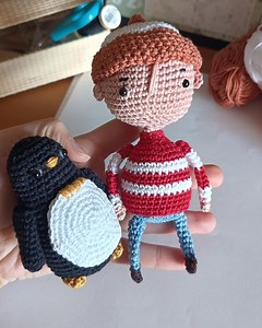 Amigurumi Lost and Found Oliver Jeffers Handmade - Etsy UK