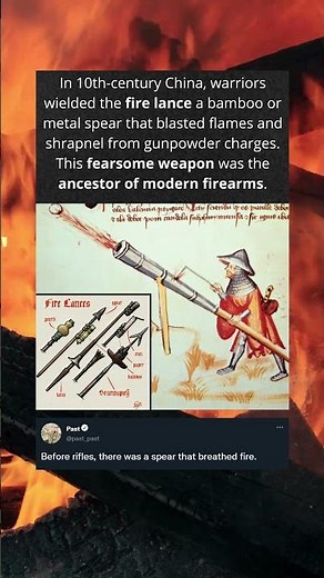 The Fire Lance China’s First Gunpowder Weapon 🔥⚔️