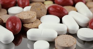 Pharmacy Background On Metal Surface Tablets Stock Footage Video (100% Royalty-free) 1111819395 | Shutterstock